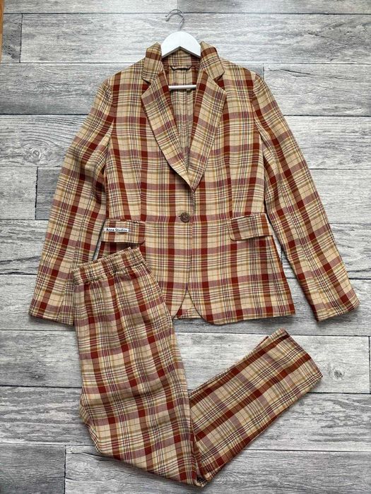 Oryginalny garnitur damski zestaw marynarka + spodnie Acne Studios