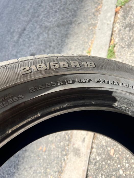 215/55/18 Continental 2 pneus