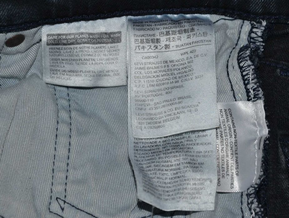 LEVIS 512 Tapered Jeans Spodnie Męskie W30 L32 Oryginalne Super Stan