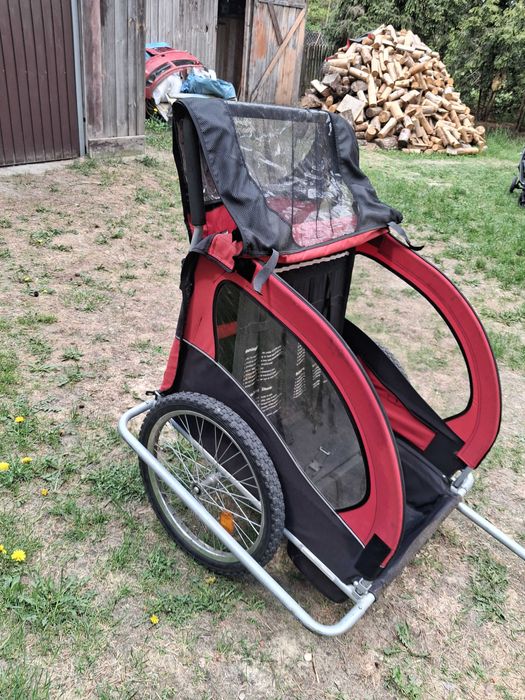 Przyczepka rowerowa dwoosobowa