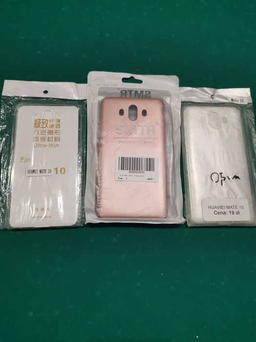 Komplet 3 sztuk etui plecki case nakładka do Huawei mate 10
