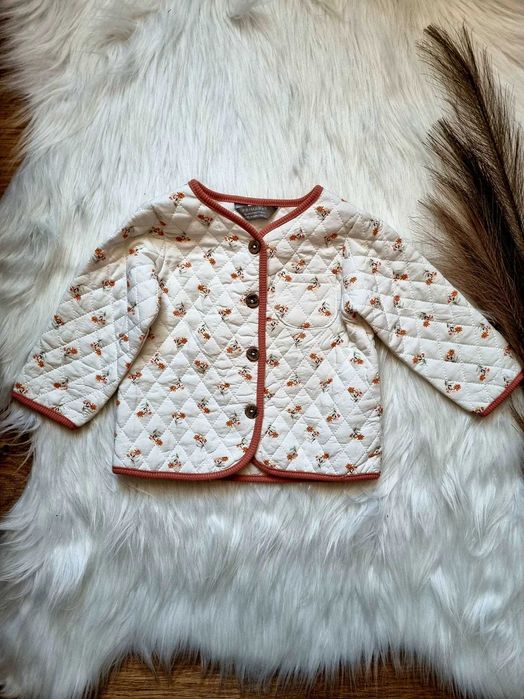 Nowa kurtka wiosenna kwiaty Primark 74 jak Newbie