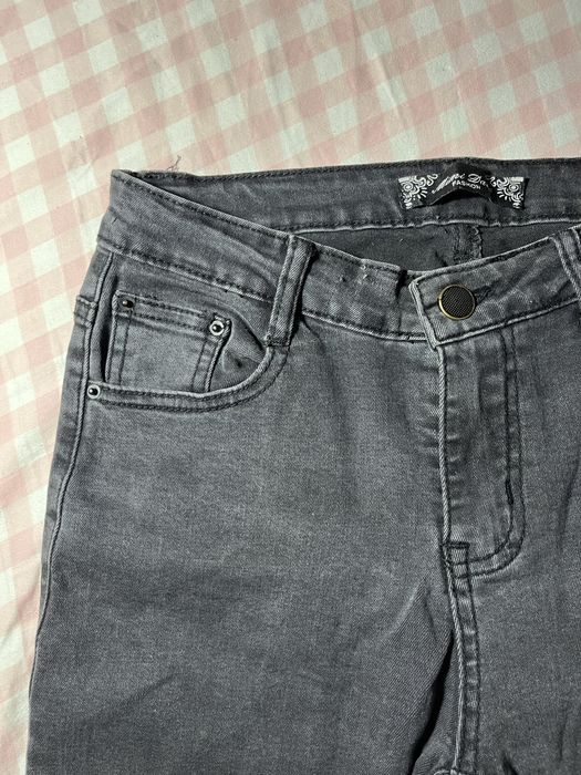 Штани темно сірі скіні