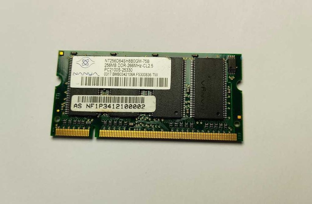 Memória RAM 256MB DDR-266mhz CL2.5 PC2100 - Envio GRÁTIS