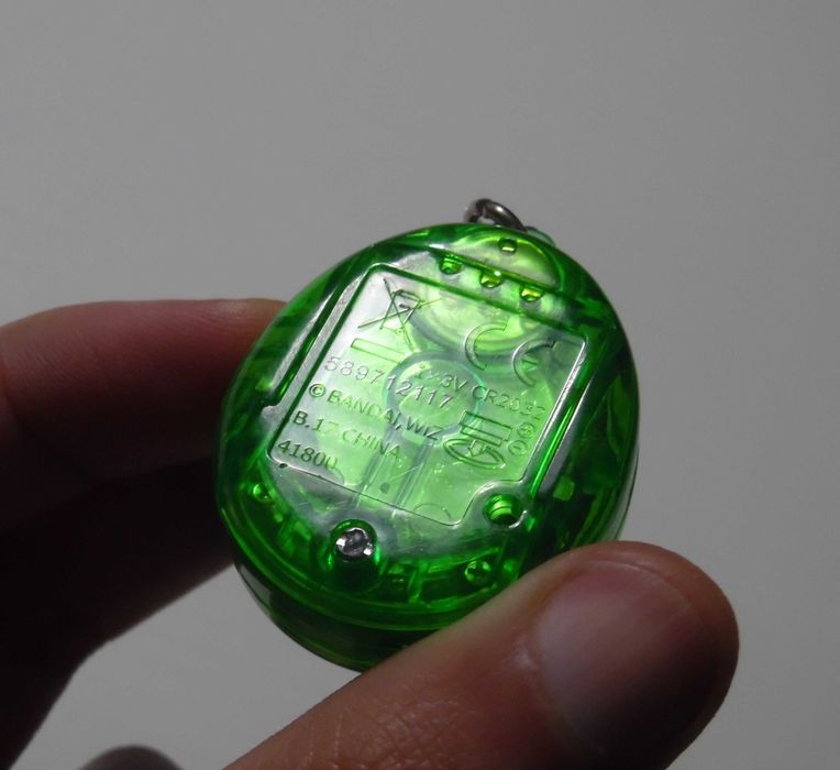 Tamagotchi Mini Serie 2 Bandai Transparent Green