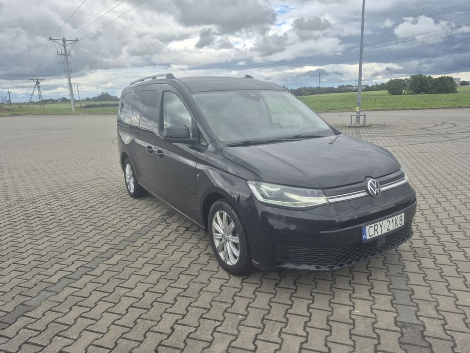 VW Caddy 21r 7 miejsc niski przebieg, skóry