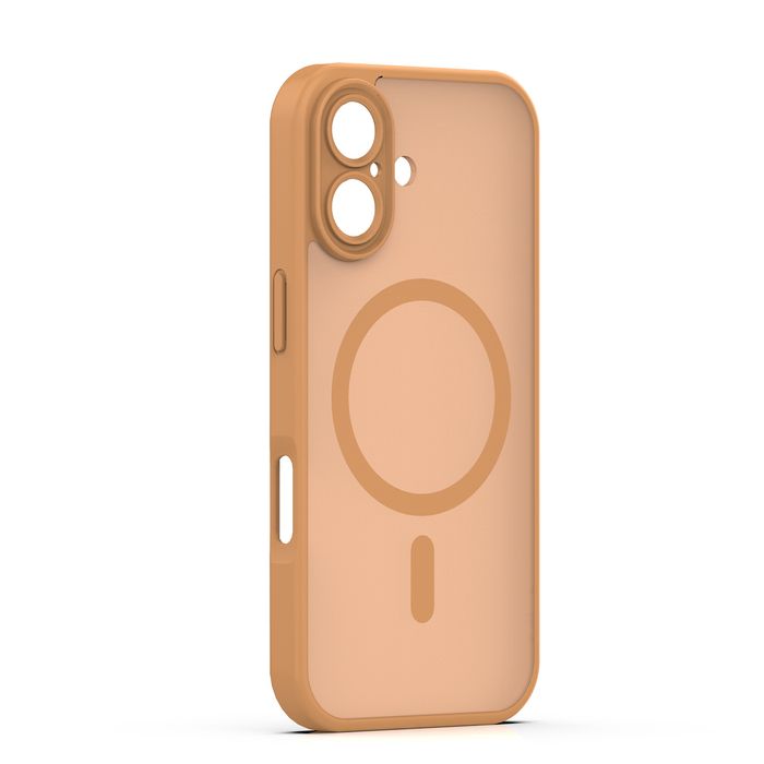 Nakładka Mag Matt do iPhone 17 6,3" / 18 6,3" brązowa camera protectio