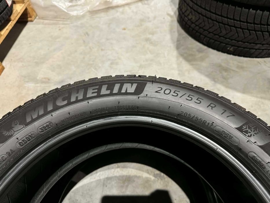 Opony zimowe 205/55 r17 Michelin/hankook 2024r-20r 4szt ZIMA 906#