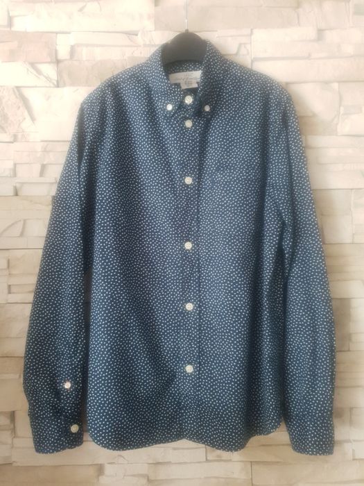 Koszula chłopięca H&M r. 146 granatowa