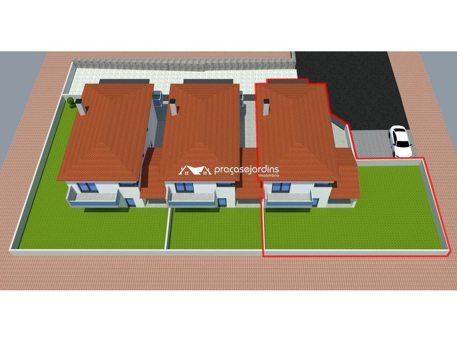 Moradia T3+1 em Construção com Piso Radiante e Jardim Perto de Leiria