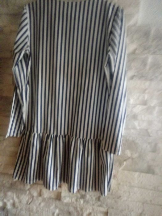 Sukienka paski biało-granatowe S/M/L