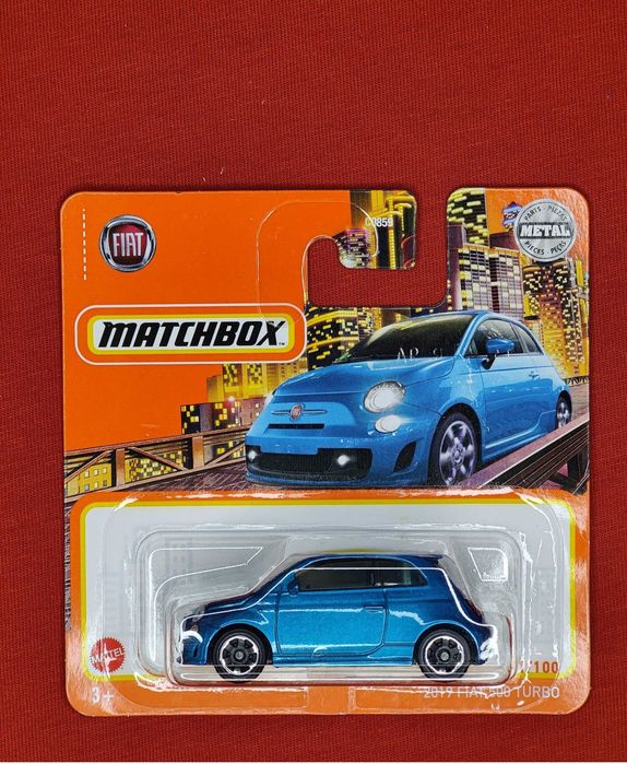 Matchbox 2019 fiat 500 turbo 11/100