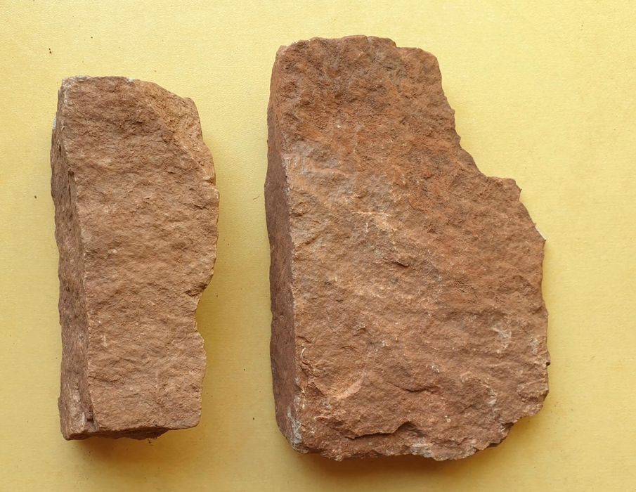 2x porfir skała ozdobna kolekcjonerska wyposażenie terrarium