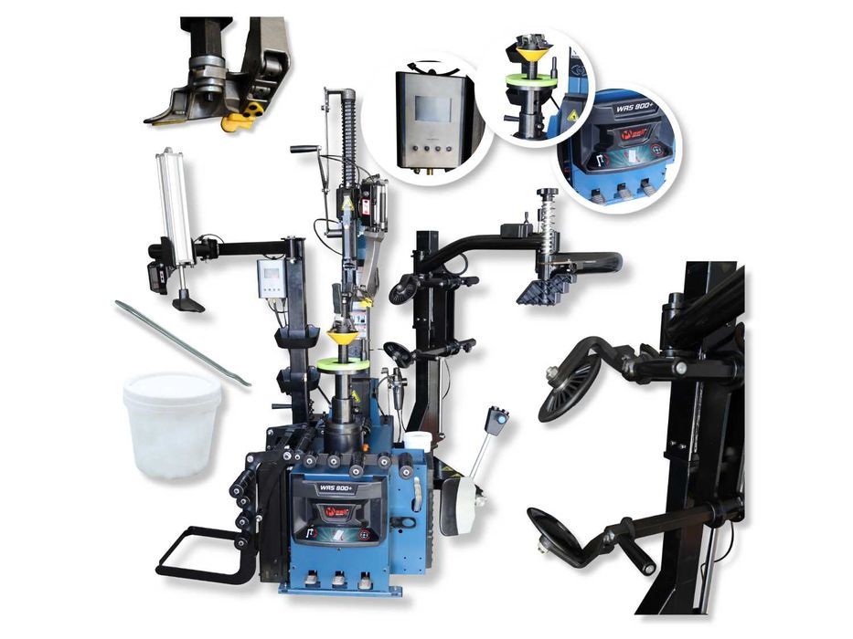 Montażownica do opon 14″-30″ bezłyżkowa z windą WRS900+ MELL PRO