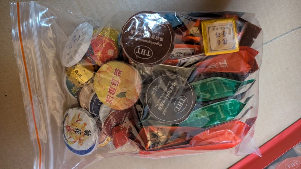 Чайний набір з преміум чаю Шу пюер