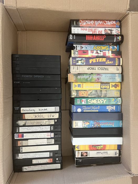 Zestaw 37 kaset VHS
