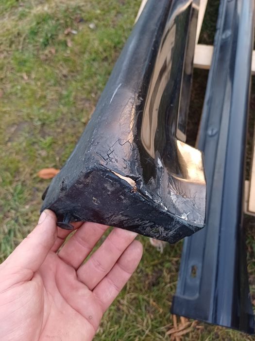 Mercedes B-Class W245 пластикові накладки на пороги