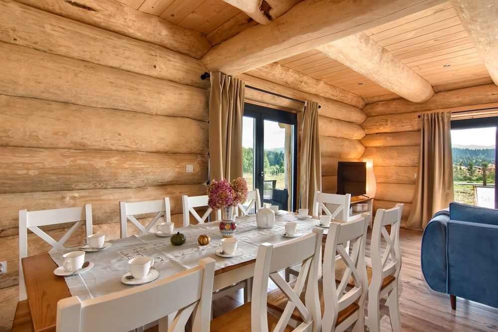 Domek w górach balia JACUZZI SAUNA KOMINEK chata na wakacje dom góralski naweekendy gorąca bania