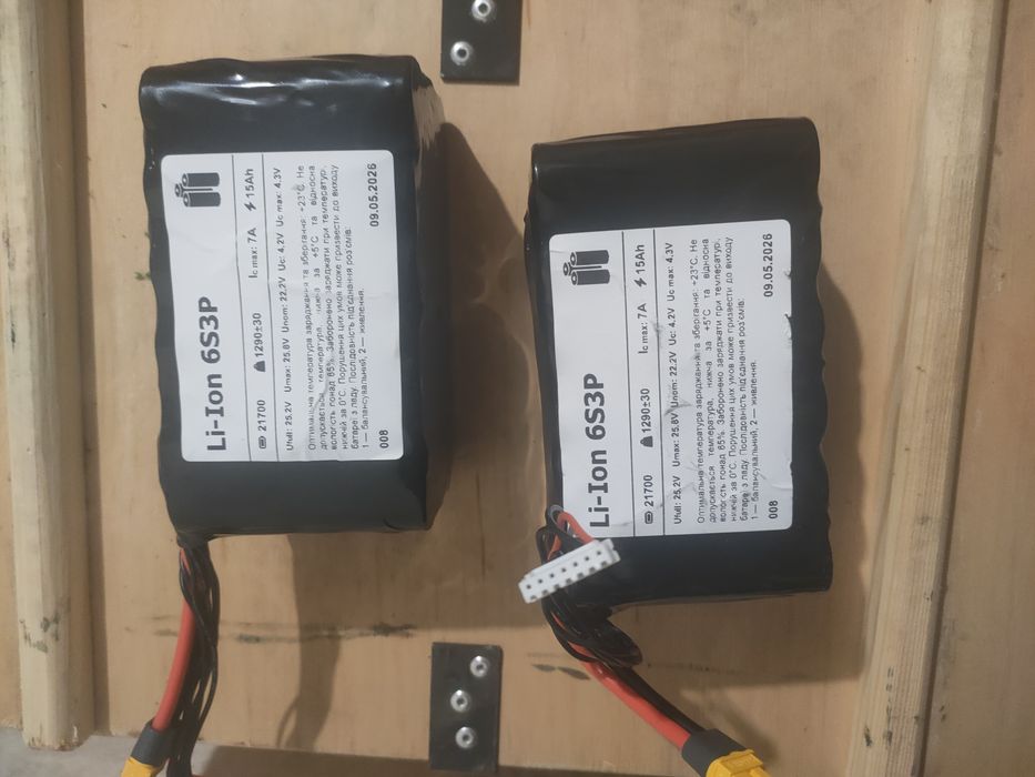 Акумулятор, батарея 6s3p 15000