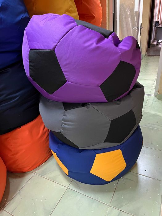 М'яке крісло-груша, пуф. 24 насичені кольори напряму з виробництва