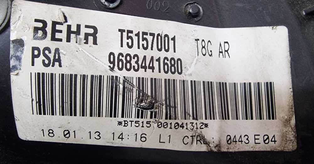 Motor da Chauffage / Sofagem PEUGEOT 5008 (0U_, 0E_) ano 2009