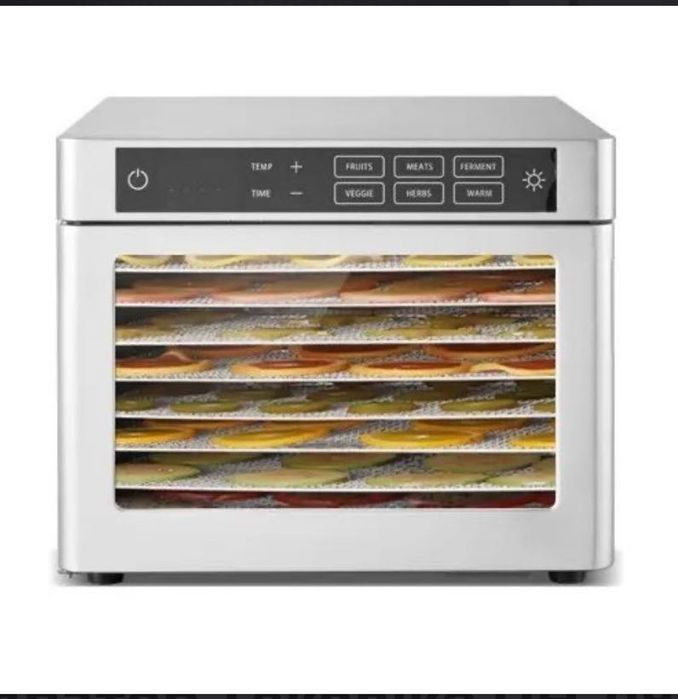 Дегідратор з нержавійки. Сушка для мʼяса. Розширена комплектація