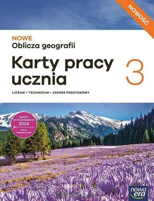 Nowe Oblicza Geografii 3 Karty Pracy Zakres Podstawowy Nowa Era 2026