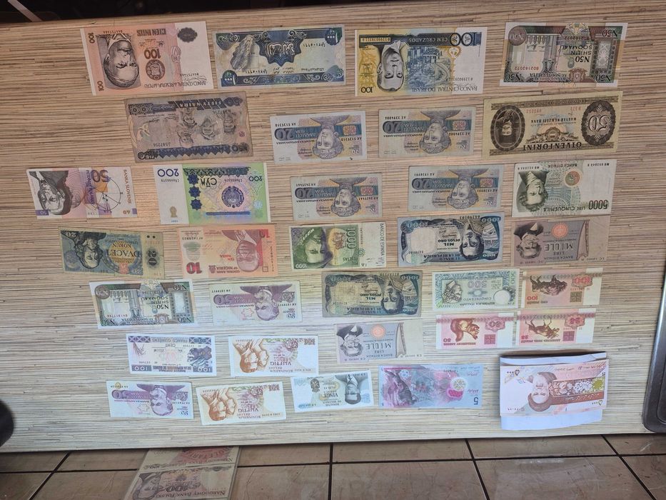Starocie duży zestaw banknotów wysyłka gratis
