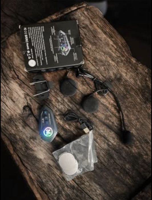 Intercomunicador Bluetooth qualidade extrema a prova d’água 19 horas funcionamento, músicas chamadas