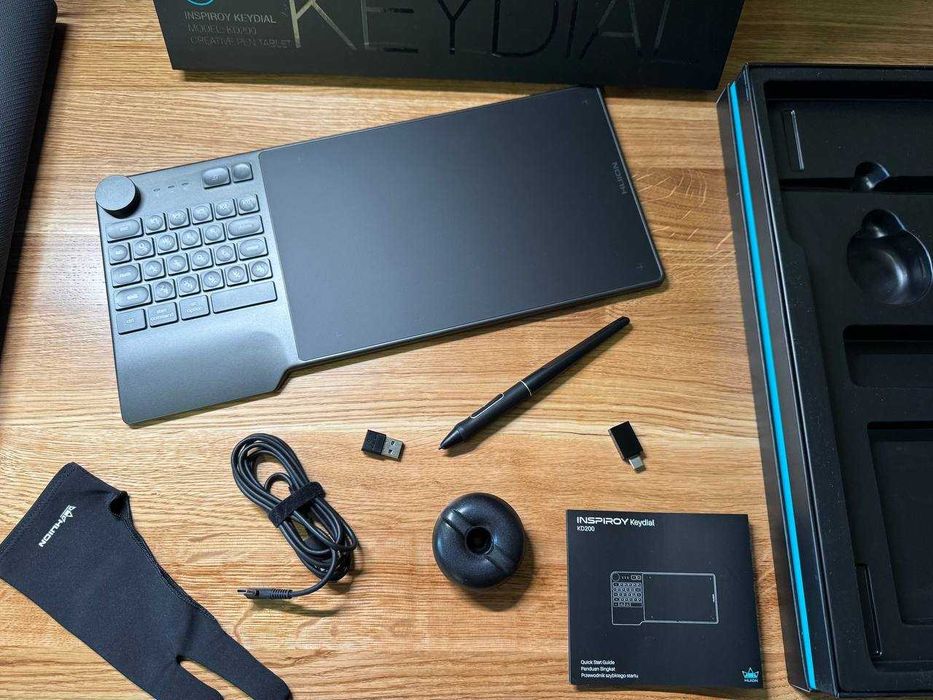 Графічний планшет HUION Wireless Inspiroy Keydial [KD200]