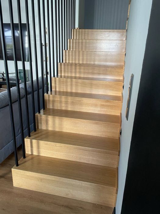 Schody trepy stopnie dębowe