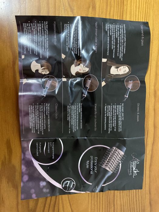 Escova de Secar e dar Volume ao Cabelo - Alessandra Ambrósio