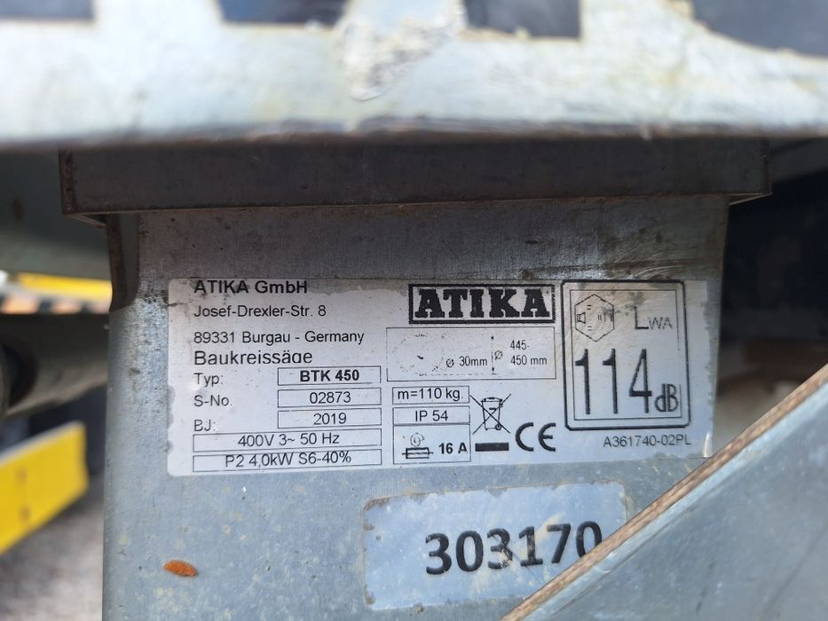 Piła stołowa Atika BKT 450