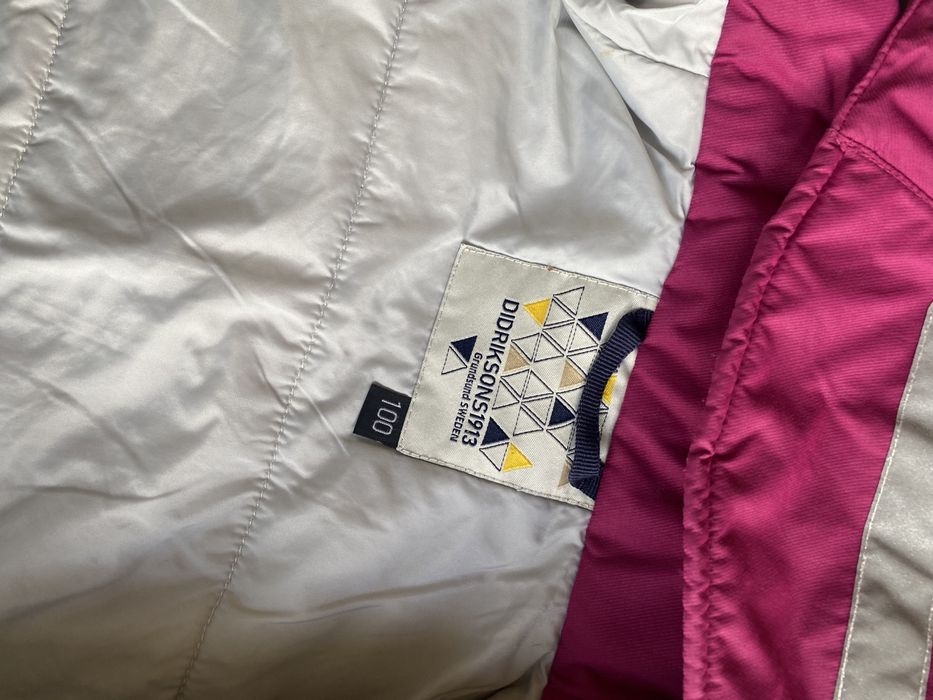 kurtka zimowa didriksons roz 100 (4/5 lat) rozowa