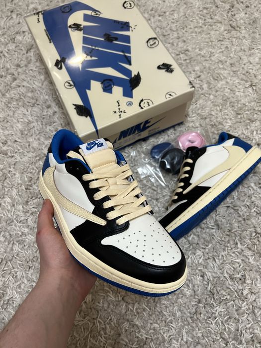 Кросівки Nike Jordan 1 Low Fragment x Travis Scott - DM7866-140