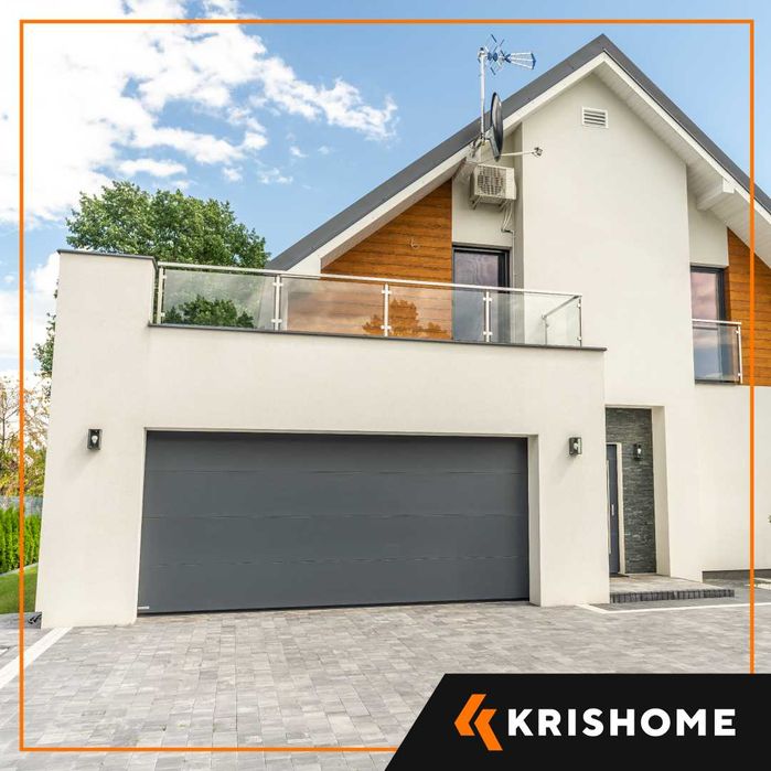 Brama segmentowa garażowa KRISHOME MONTAŻ CAŁA PL