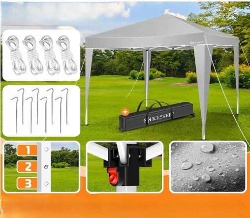 Pawilon ogrodowy KESSER 3x3 m Pop Up UV50 wodoodporny