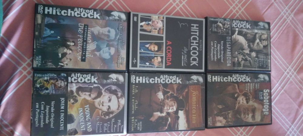 DVDs de Filmes antigos de Hitchcock