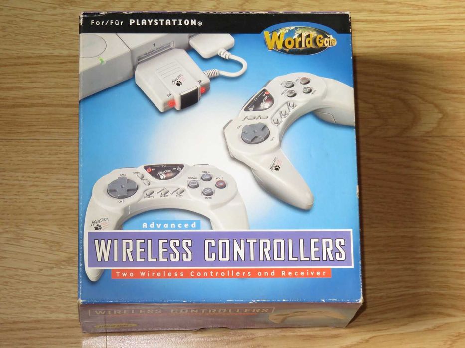 2 Comandos sem fios da Madcatz para Playstation 1