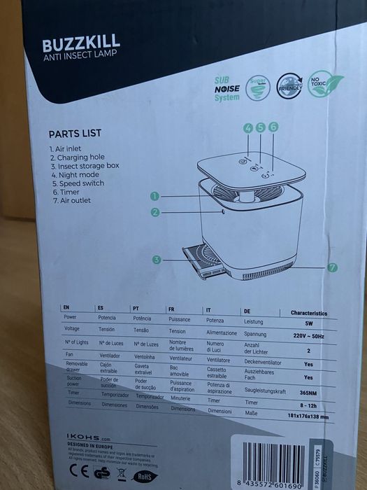 Insect-killing Lamp - CREATE (as new)64584259186049122