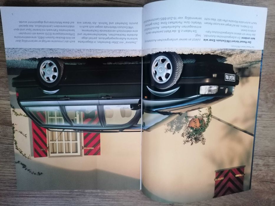 Prospekt VW Passat B3 VR6 GL, GT, Exclusiv