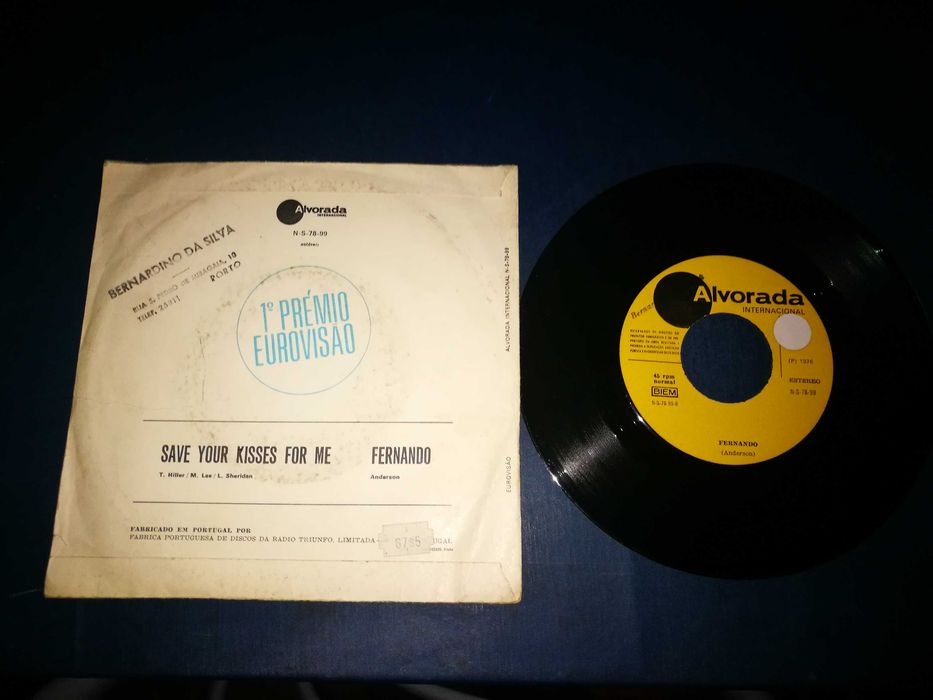 VARIOS(Europop) - Save Your Kisses For Me/Fernando(ALVORADA) SINGLE