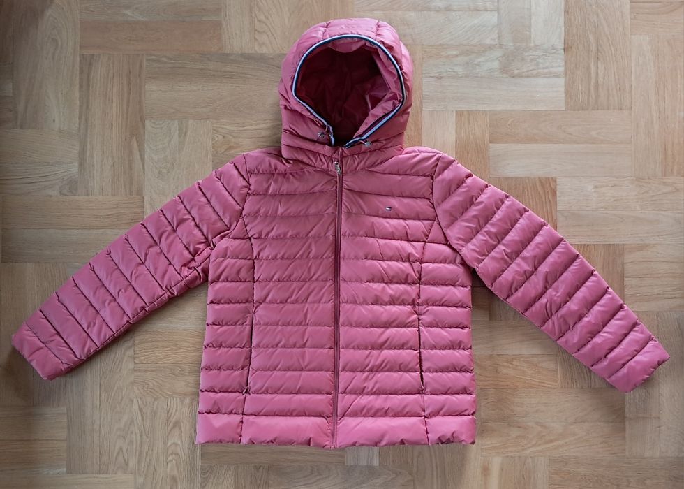 Kurtka Tommy Hilfiger Damska XXL Różowa | Model WW0WW30842 | Nowa