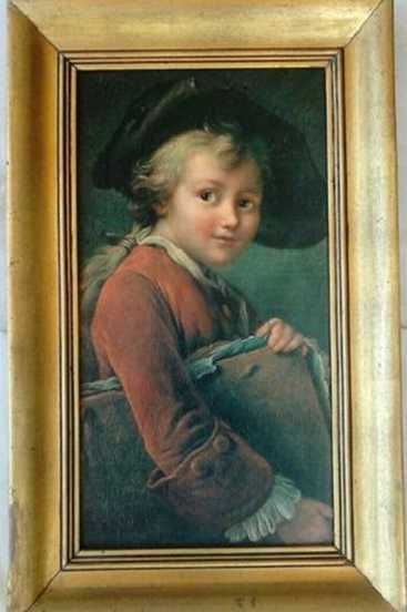 Quadro Antigo Réplica do Pintor François Hubert Drouais