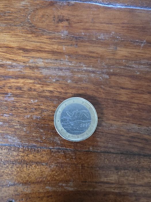 Moneta 1eueo z 2002 roku fińska  wartość  do sprzedaży 700€