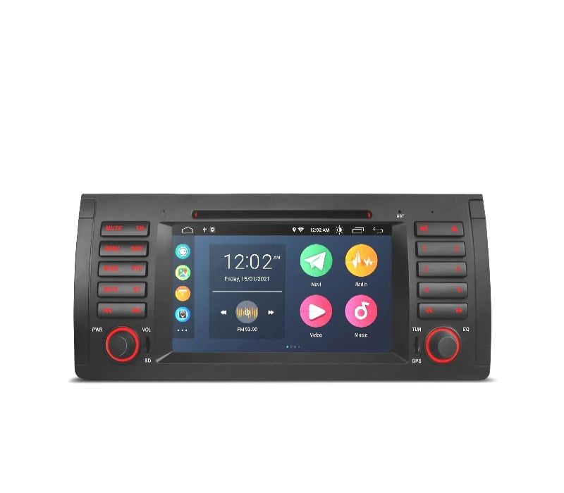 AUTO RÁDIO GPS ANDROID 12 QUAD CORE BMW X5 E53 99-03