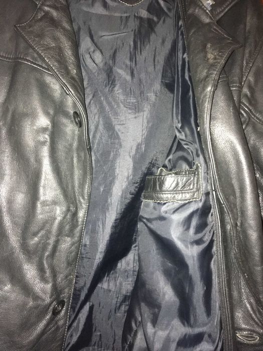 Чоловіча шкіряна куртка "Daniel Ricci", Італія