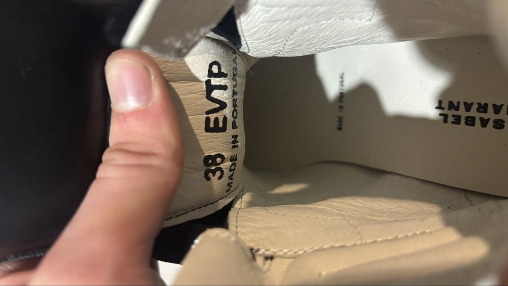 Isabel Marant sneakersy na koturnie - czarne