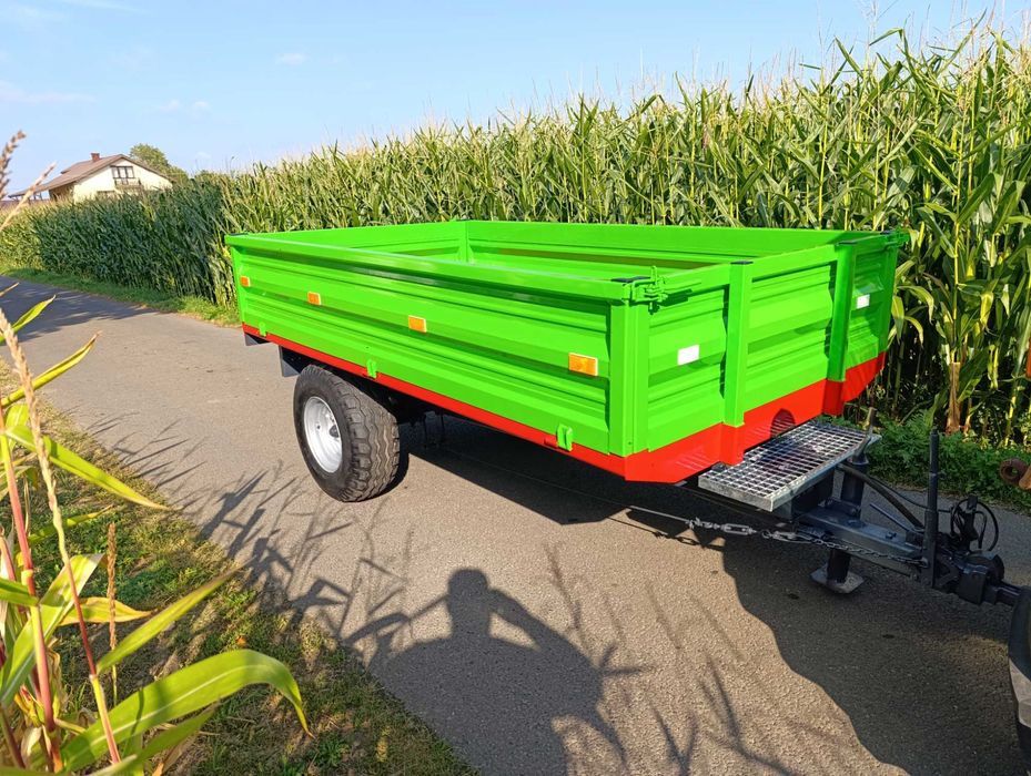 Przyczepa Wywrotka jednoosiowa Fabryczna  NAVTEK z hamulcami