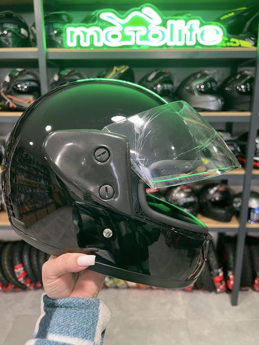 Мото шлем защитный для скутера и мопеда